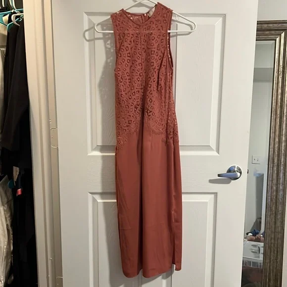 keepsake red lace dress Timeless Lace Midi Dress in Red by Keepsake the Label for Rent